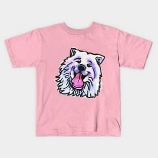 The happy SAMOYED Love of My Life Kids T-Shirt